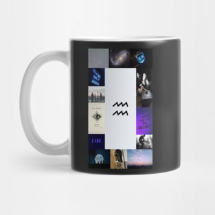 Aquarius Moodboard Aesthetic Mug